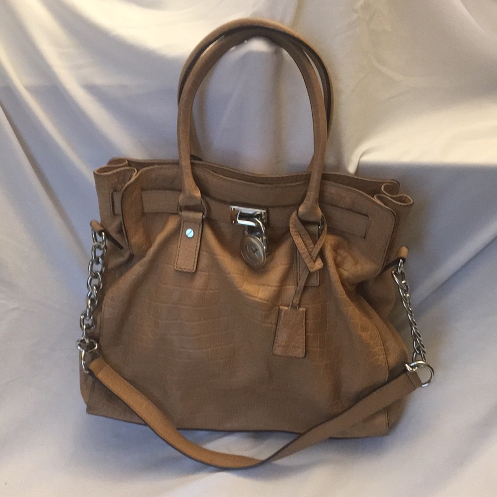 Michael Kors Camel Leather Tote